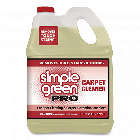 Pro Carpet Cleaner, Unscented, 1 gal Bottle, 4/Carton (0506128)