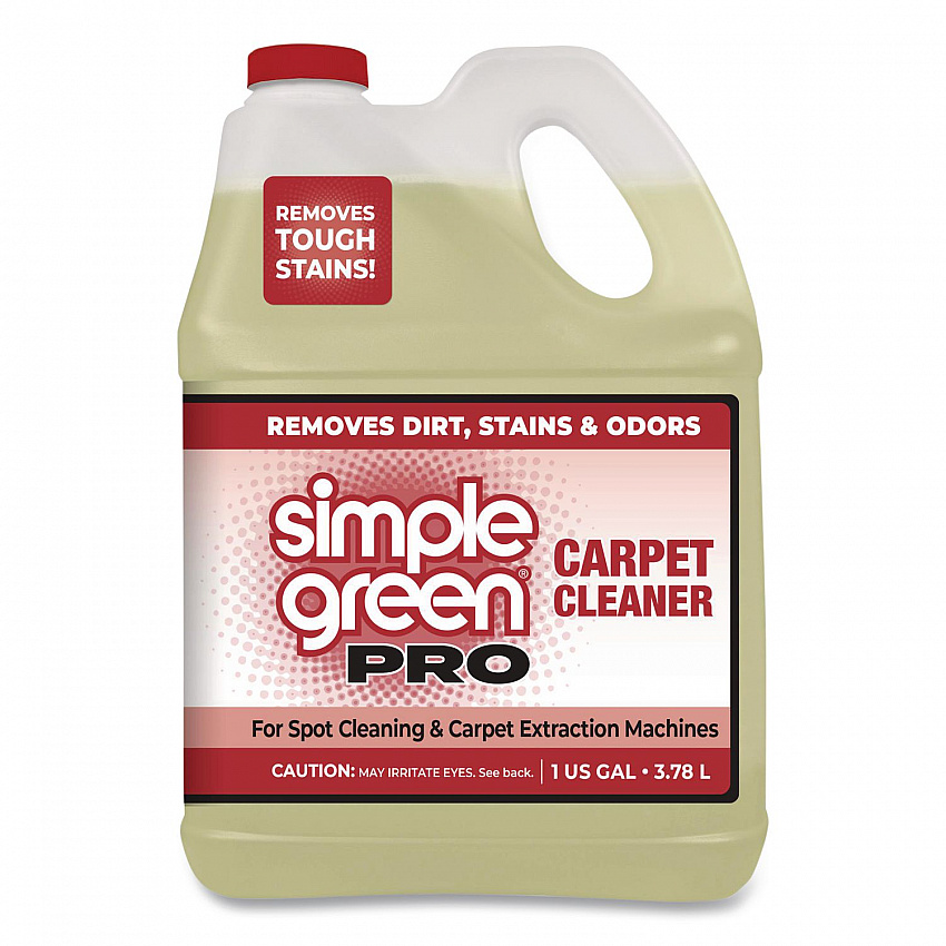Pro Carpet Cleaner, Unscented, 1 gal Bottle, 4/Carton (0506128)