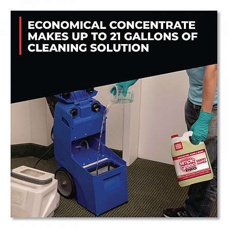 Pro Carpet Cleaner, Unscented, 1 gal Bottle, 4/Carton (0506128)