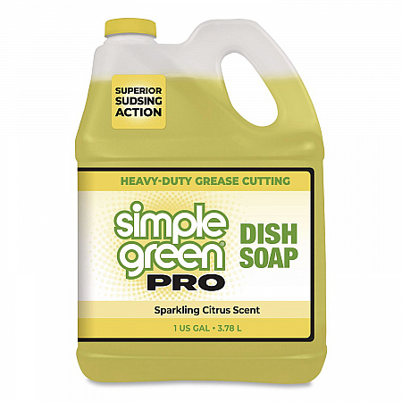 Pro Dish Soap, Sparkling Citrus Scent, 1 gal Bottle, 4/Carton (4101128)