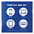 CloroxPro ScreenPlus Screen Sanitizing Wipes, 6 x 8, Citrus Blend, White, 75/Canister, 6 Canisters/Carton (60724CT)