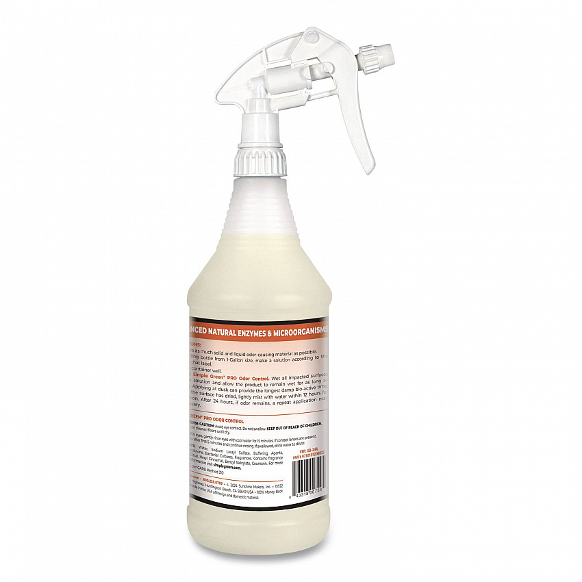 Pro Odor Control Ready-To-Use, Herbal, 32 oz Spray Bottle, 12/Carton (0704032)