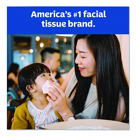 Ultra Soft Facial Tissue, 3-Ply, White, 65 Sheets/Box, 27 Boxes/Carton (4995925824)
