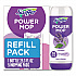 PowerMop Cleaning Solution and Pads Refill Pack, Lavender, Scent, 25.3 oz Bottle and 5 Pads per Pack, 4 Packs/Carton (09117)