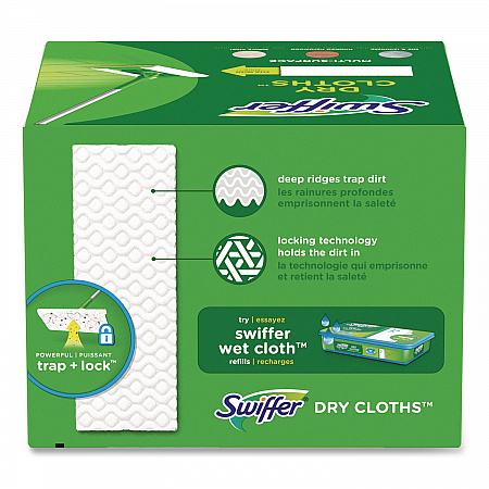 Dry Refill Cloths. 8 x 10.4, White, 32 Box, 4 Boxes/Carton (83059)
