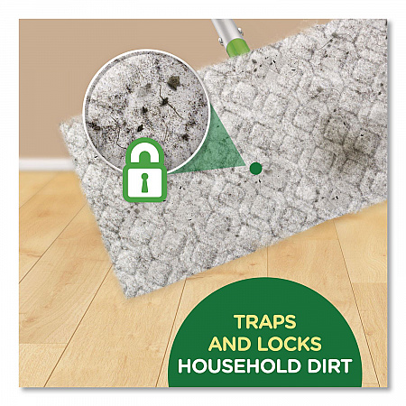 Dry Refill Cloths. 8 x 10.4, White, 32 Box, 4 Boxes/Carton (83059)