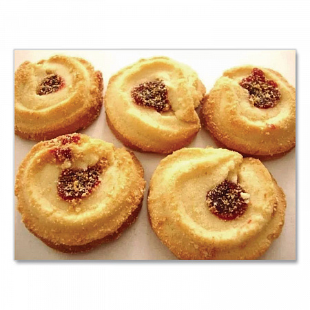 Premium Berry Jam Shortbread Cookies, Raspberry, 2 oz Pack, 36/Carton (59636)