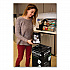 K-Cycle Cardboard Indoor Recycling Bin, Large, Cardboard, Black/Green/White, 5/Pack (5000350631)