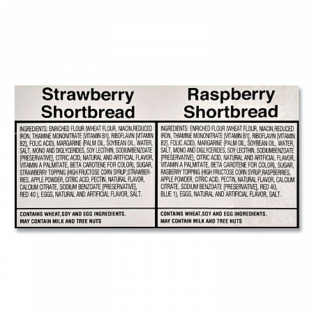 Premium Berry Jam Shortbread Cookies, Raspberry and Strawberry Variety, 2 oz Pack, 36 Packs/Carton (BIS59638)