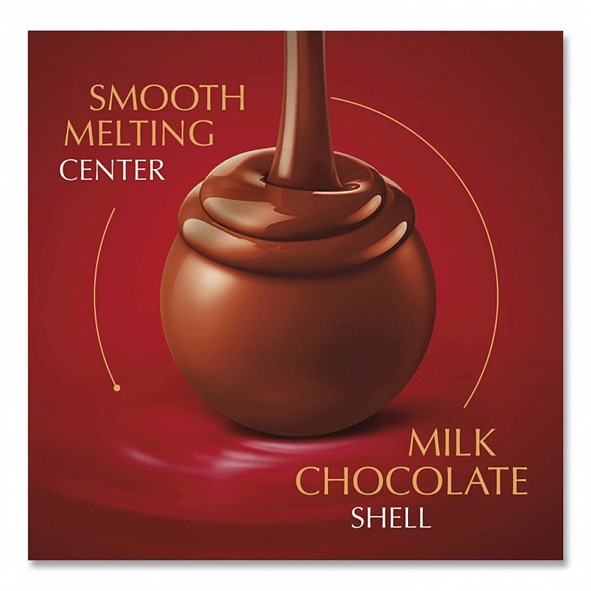 Lindor Milk Chocolate Truffles, 25.4 oz Box, 60/Box (LAS3512)