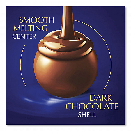 Lindor Dark Chocolate Truffles, 25.4 oz Box, 60/Box (LAS3513)