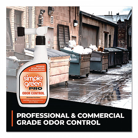 Pro Odor Control, Herbal, 32 oz Hose-End Spray Bottle, 6/Carton (0705032)