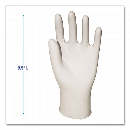 Powder-Free Synthetic Vinyl Gloves, Medium, 4 mil Thick, 9.5