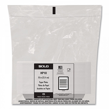 Compostable Paper Dinnerware, ProPlanet Seal, Plate, 10