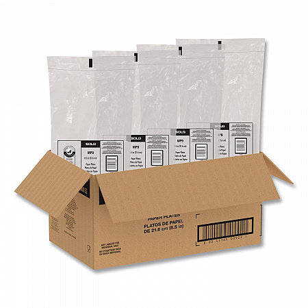 Compostable Paper Dinnerware, ProPlanet Seal, Plate, 8.5