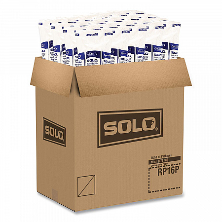 Double Sided Poly (DSP) Paper Cold Cups, 16 oz, White, 50 Cups/Sleeve, 20 Sleeves/Carton (RP16P2050)