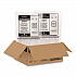 Compostable Molded Fiber Hinged Trays, ProPlanet Seal, 3 Compartments, 8.65 x 7.94 x 2.98, Natural, 200/Carton (80FBRHT3)
