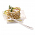 Petites Mini Utensils, Mediumweight, Petite Tasting Fork, Plastic, Clear, 500/Carton (APTFKCL)