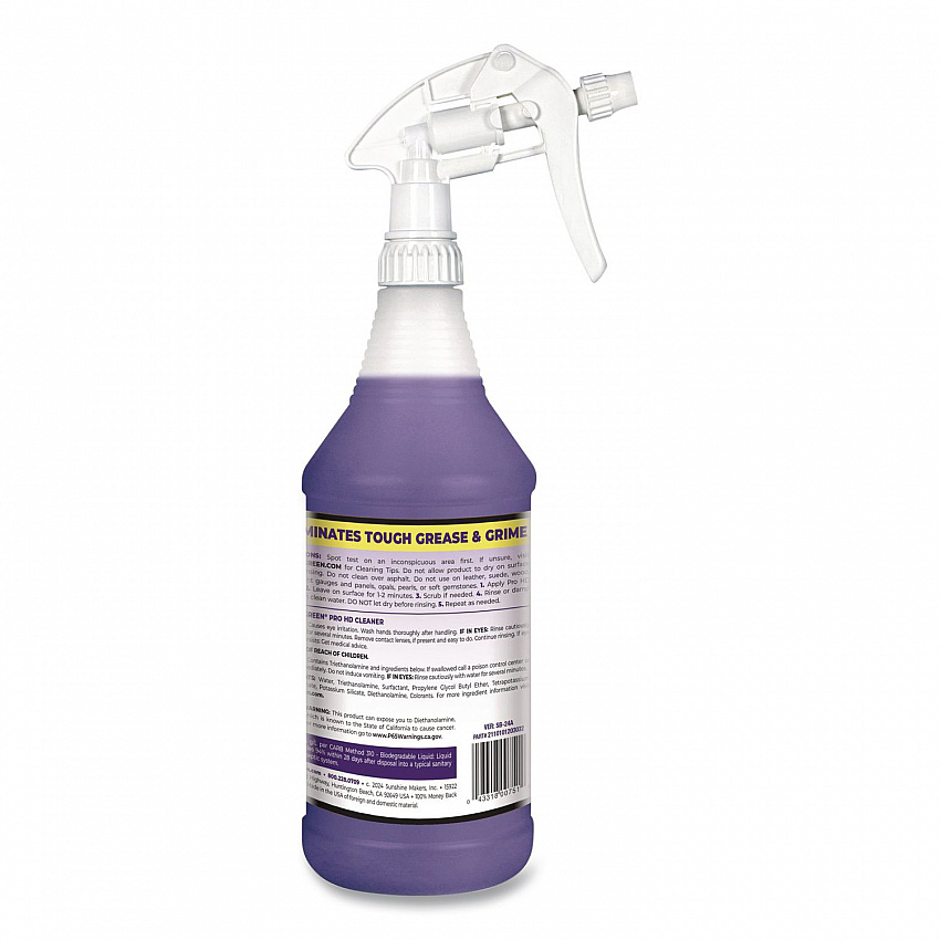 Pro HD Cleaner Ready-To-Use, 32 oz Spray Bottle, 12/Carton (2103032)