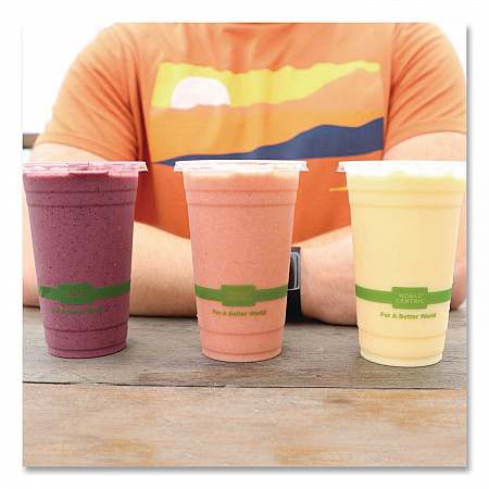 PLA Clear Cold Cups, 20 oz, Plastic, Clear, 1,000/Carton (CPCS20)