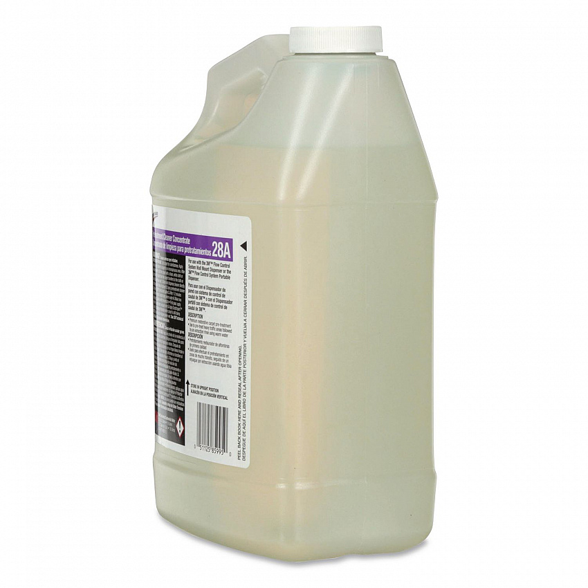 Scotchgard Pretreatment Cleaner Concentrate 28A, 0.5 gal Bottle, 4/Carton (28A)