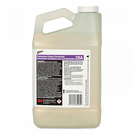 Scotchgard Pretreatment Cleaner Concentrate 28A, 0.5 gal Bottle, 4/Carton (28A)