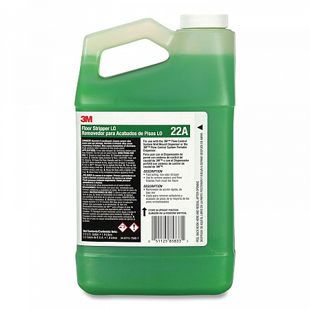 Floor Stripper LO Concentrate 22A, 0.5 gal Bottle, 4/Carton (22A)