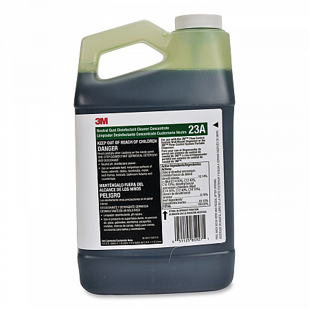 Neutral Quat Disinfectant Cleaner Concentrate 23A, 0.5 gal Bottle, 4/Carton (23A)