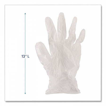 General Purpose Vinyl Gloves, Powder-Free, Medium, 2.6 mil Thick, 9.5