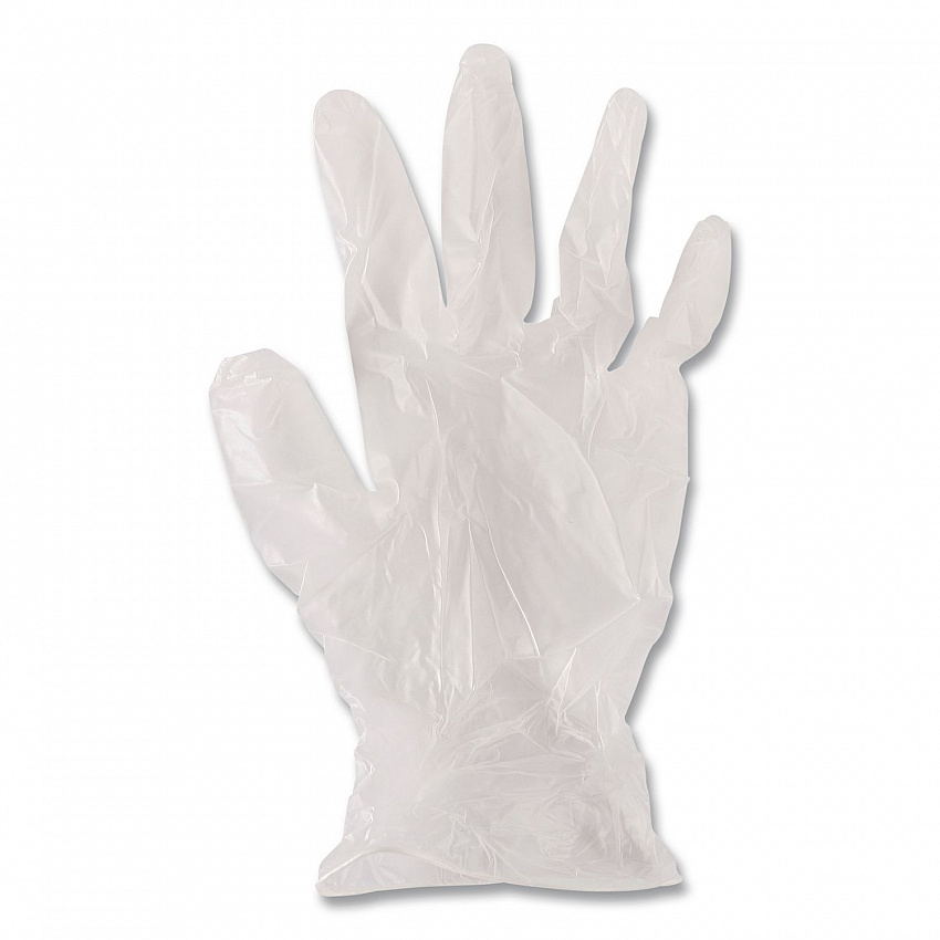 General Purpose Vinyl Gloves, Powder-Free, Medium, 2.6 mil Thick, 9.5" Long, Clear, 100/Box, 10 Boxes/Carton (365MCT)