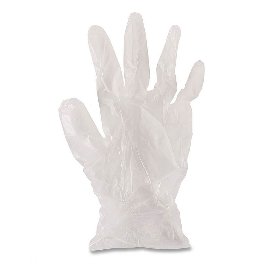 General Purpose Vinyl Gloves, Powder-Free, XX-Large, 2.6 mil Thick, 9.5" Long, Clear, 100/Box (365XXLBX)