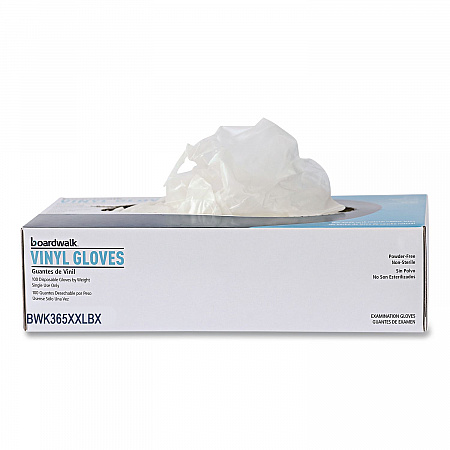 General Purpose Vinyl Gloves, Powder-Free, XX-Large, 2.6 mil Thick, 9.5