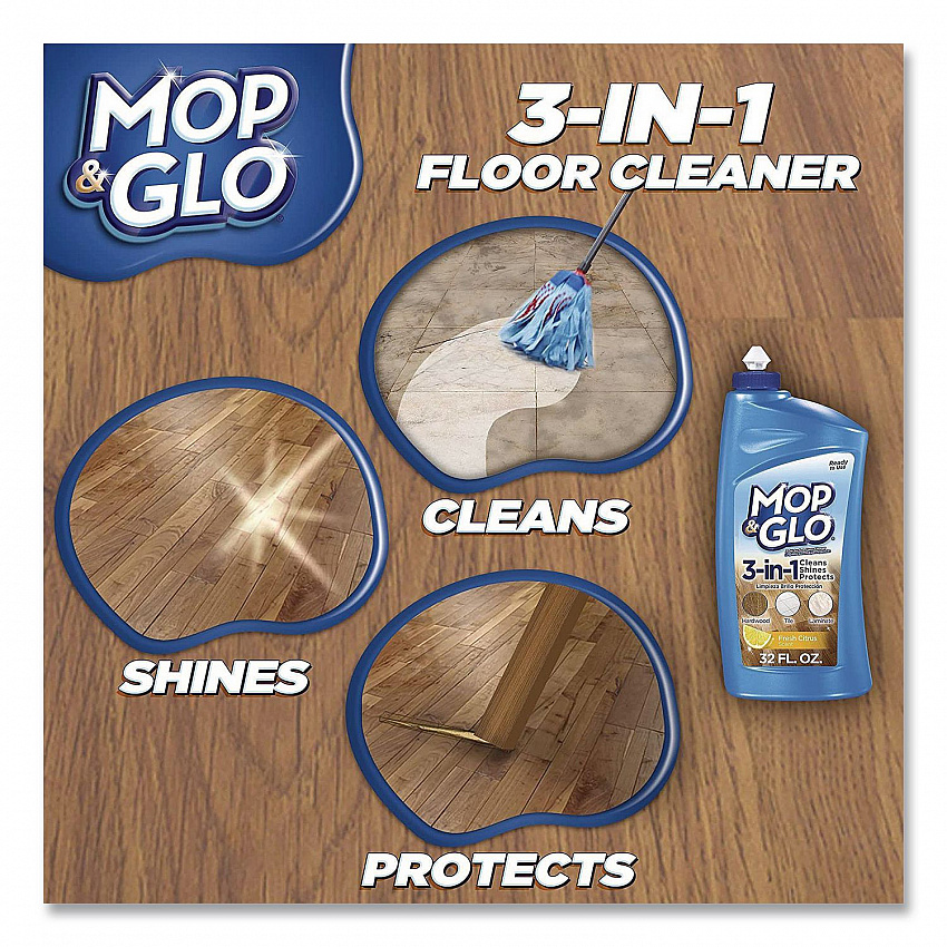 Ready to Use Multi-Surface Floor Cleaner, Fresh Citrus Scent, 32 oz Bottle, 4/Carton (98563CT)