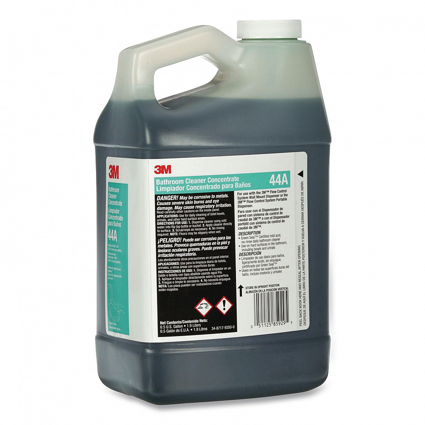 Bathroom Cleaner Concentrate 44A, 0.5 gal Bottle, 4/Carton (44A)