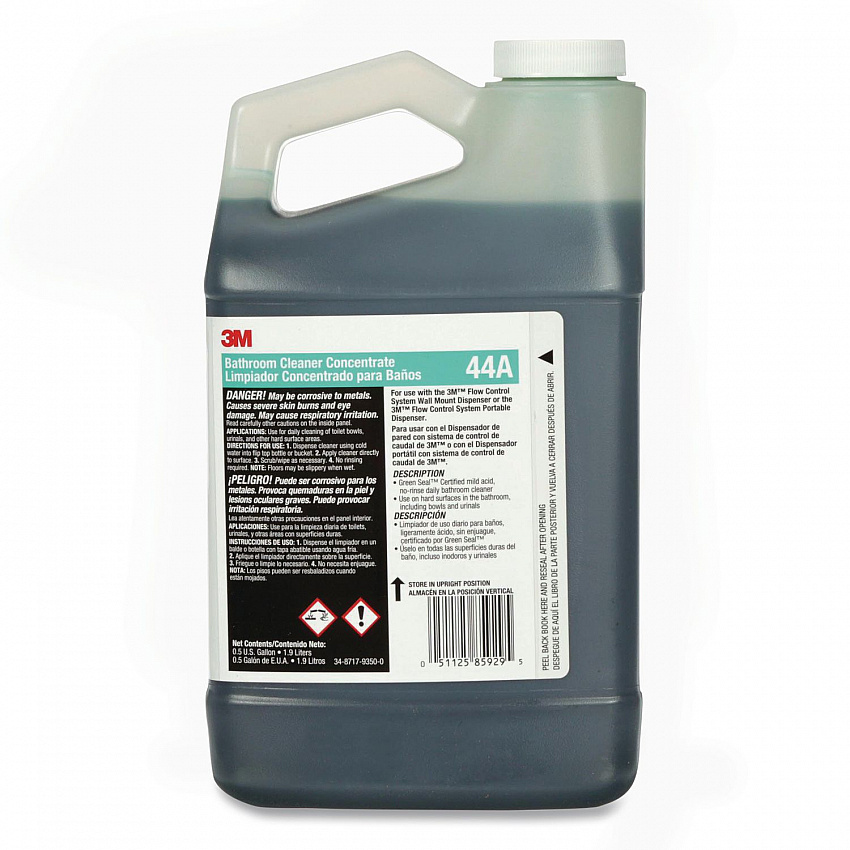 Bathroom Cleaner Concentrate 44A, 0.5 gal Bottle, 4/Carton (44A)