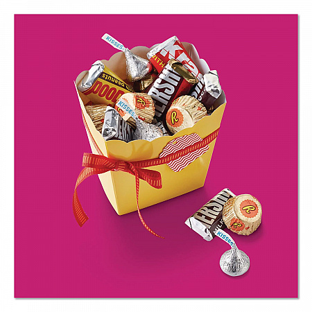 Milk Chocolate Candy Mini Assortment, 32.9 oz Bag, 122 Individually Wrapped Chocolates (22002588)