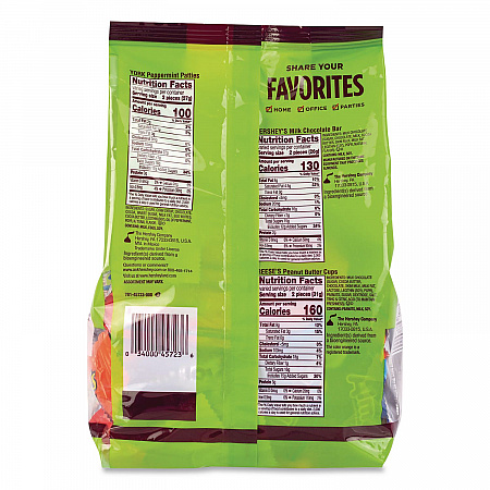 Candy Snack Size Party Pack, 30.22 oz Bag, 58 Individually Wrapped Pieces (22002590)