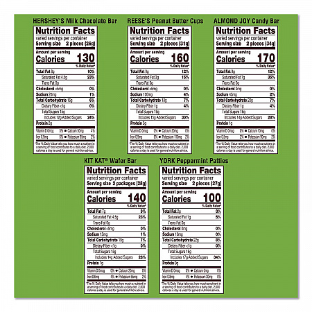 Candy Snack Size Party Pack, 30.22 oz Bag, 58 Individually Wrapped Pieces (22002590)