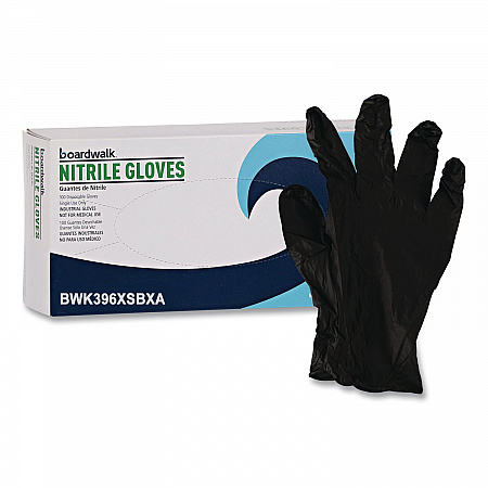 396 Series Disposable General-Purpose Nitrile Gloves, Powder-Free, X-Small, 4.4 mil Thick, 9.5