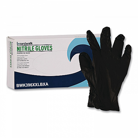 396 Series Disposable General-Purpose Nitrile Gloves, Powder-Free, XX-Large, 4.4 mil Thick, 9.5