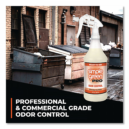 Pro Odor Control Ready-To-Use, Herbal, 32 oz Spray Bottle, 12/Carton (0704032)