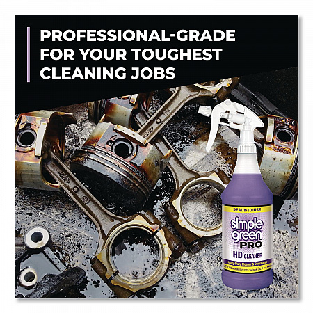 Pro HD Cleaner Ready-To-Use, 32 oz Spray Bottle, 12/Carton (2103032)