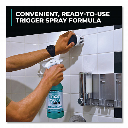Pro Bathroom Cleaner Ready-To-Use, 32 oz Spray Bottle, 12/Carton (1751032)