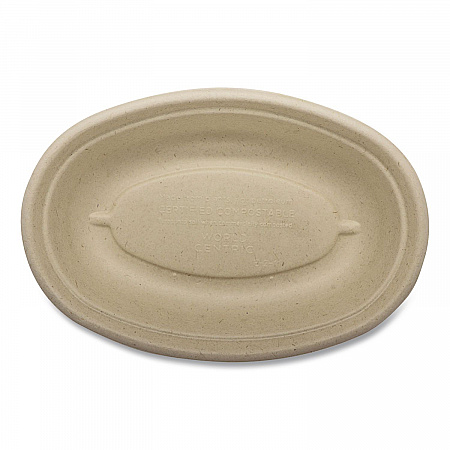Fiber Bowls, Burrito Bowl, 18 oz, 8 x 5.3 x 1.6, Natural, Paper, 400/Carton (BOSCUBBSLFP)
