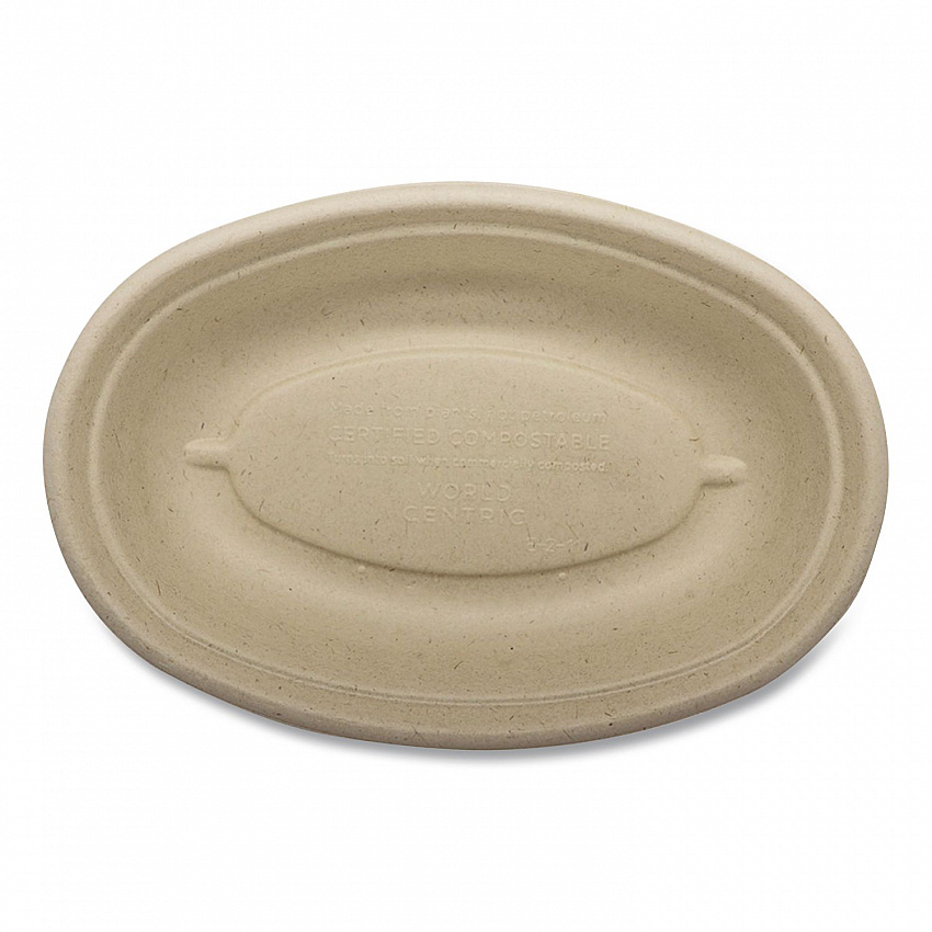 Fiber Bowls, Burrito Bowl, 18 oz, 8 x 5.3 x 1.6, Natural, Paper, 400/Carton (BOSCUBBSLFP)