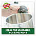 Stainless Steel Scrubber, Silver, 12/Carton (19084)