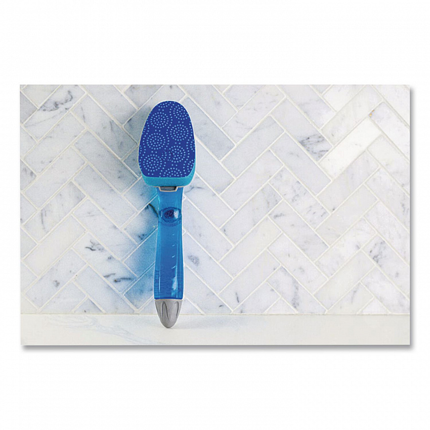 Scrub Dots Non-Scratch Dishwand, Blue, 4/Box (6904BX)