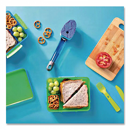Scrub Dots Non-Scratch Dishwand, Blue, 4/Box (6904BX)