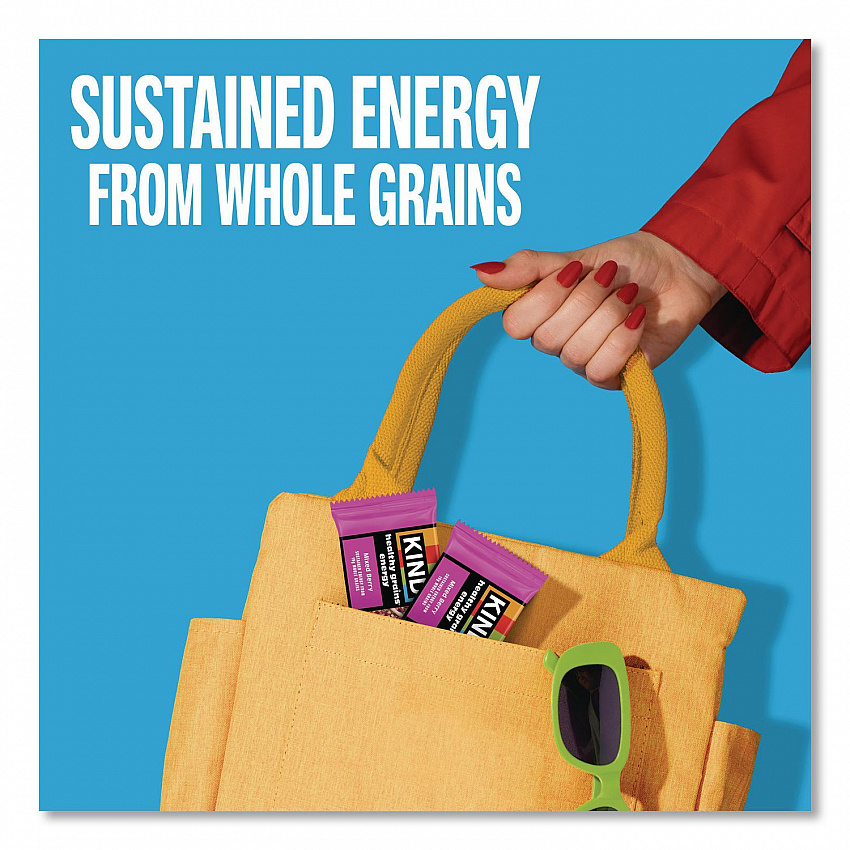 Healthy Grains Energy Mixed Berry Bars, 1.4 oz Bar, 10/Box (67073)
