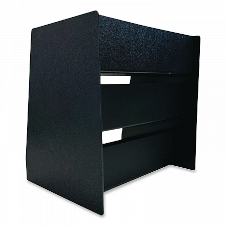 Vertical Condiment Organizer, 9 Compartments, 14.5 x 11.75 x 15, Black (VFC1515)